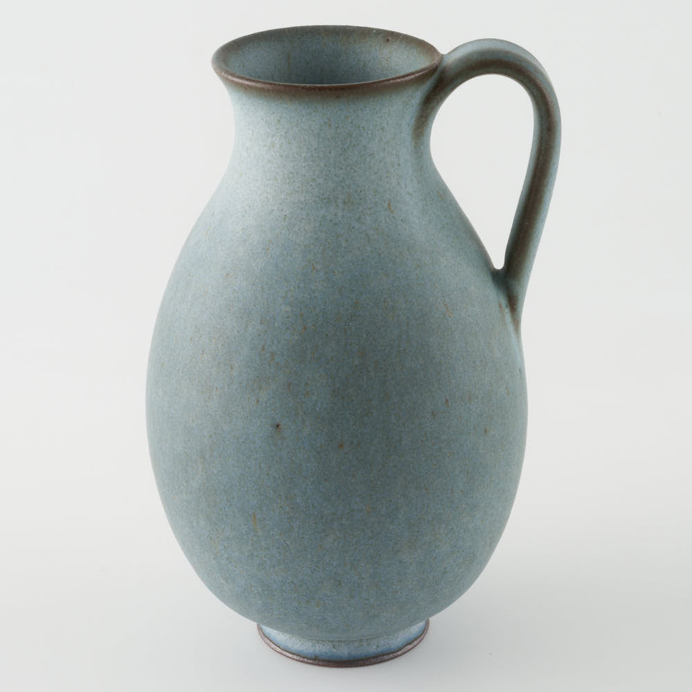 作家 鯨井円美 花器 ブルー