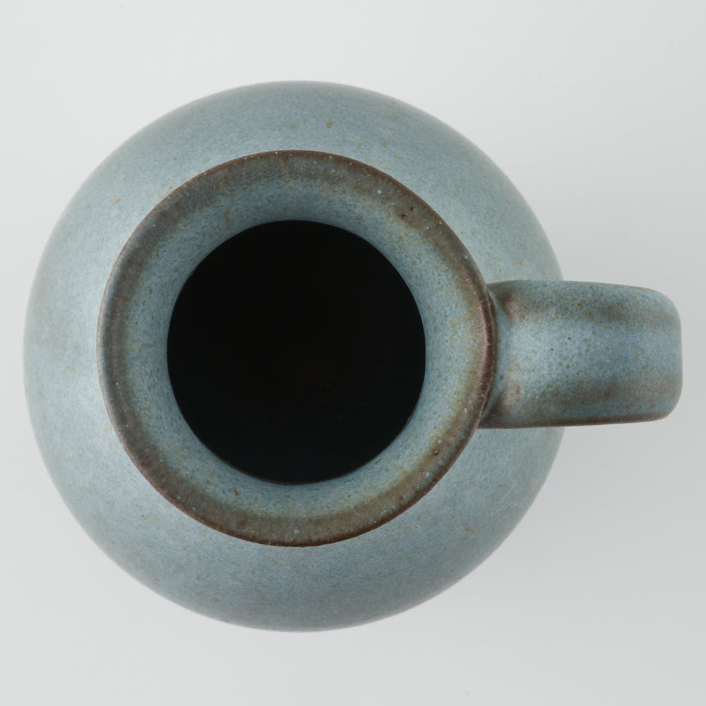 作家 鯨井円美 花器 ブルー