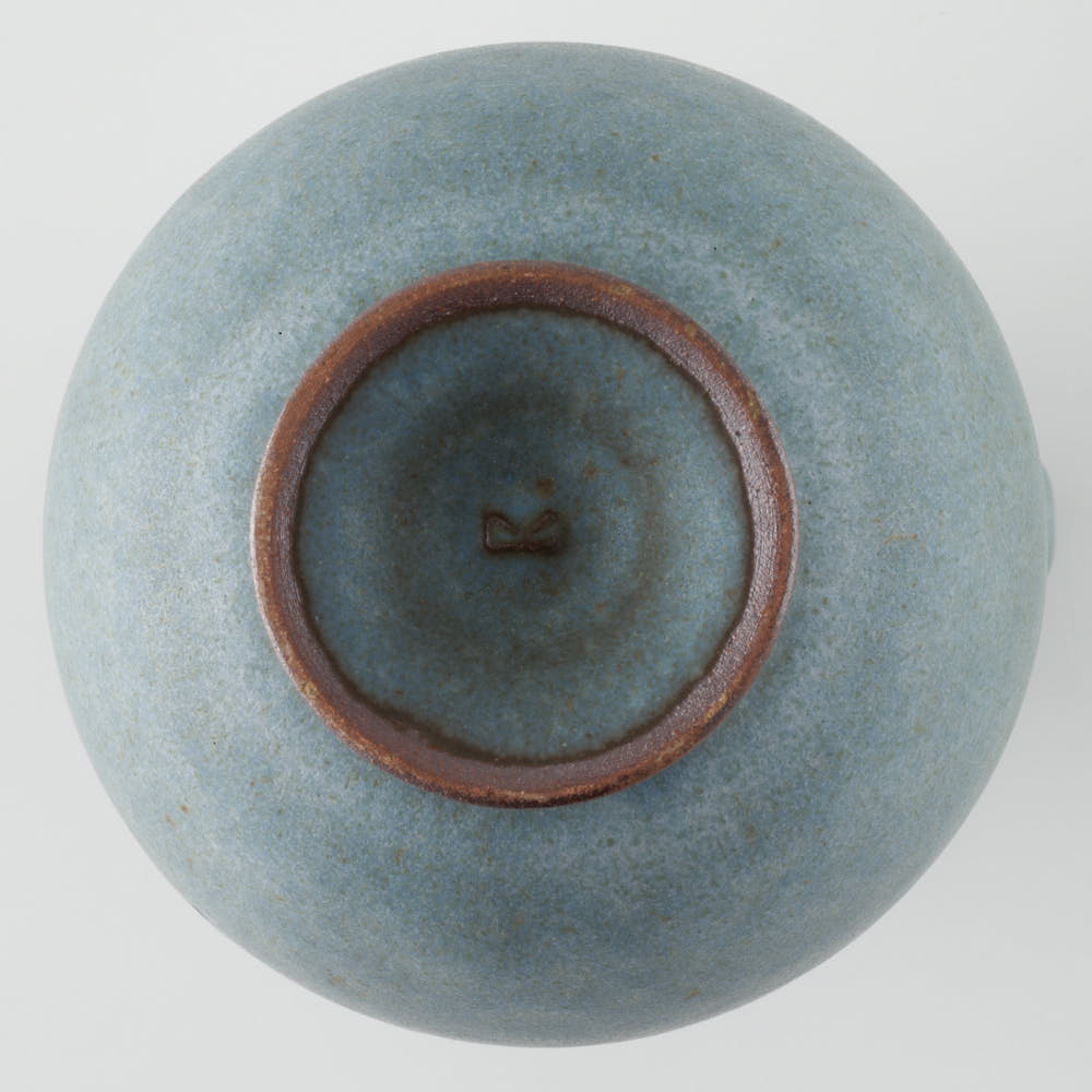 作家 鯨井円美 花器 ブルー