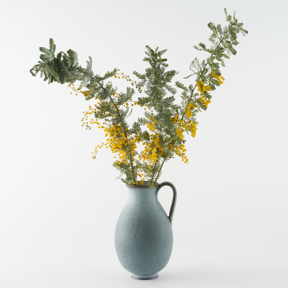 作家 鯨井円美 花器 ブルー