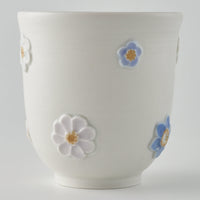 作家 森本静花 貼花文 マグカップ(bloom)