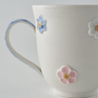 作家 森本静花 貼花文 マグカップ(bloom)