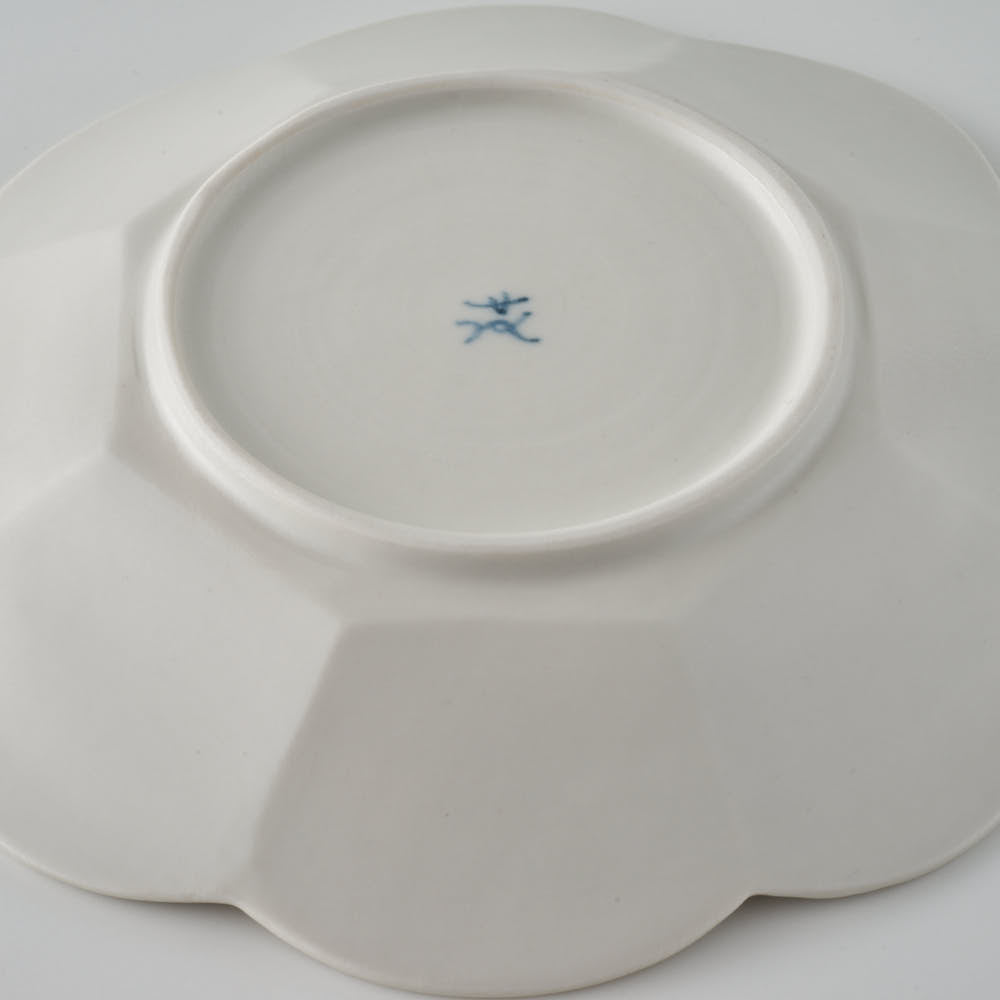 作家 森本静花 貼花文 カップ&ソーサ―(輪花・蝶)