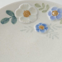 作家 森本静花 貼花文 豆皿(gerden)