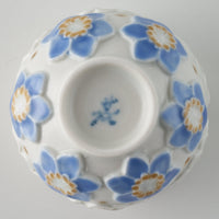 作家 森本静花 貼花文 蛍手輪花酒器 作家 森本静花 陶磁器作家もの