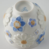 作家 森本静花 貼花文 酒器 花尽くし 作家 森本静花 陶磁器作家もの