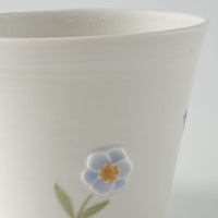 作家 森本静花 貼花文 蕎麦猪口(gerden) 作家 森本静花 陶磁器作家もの