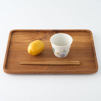 作家 森本静花 貼花文 蕎麦猪口(gerden) 作家 森本静花 陶磁器作家もの