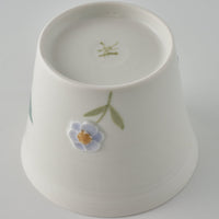 作家 森本静花 貼花文 蕎麦猪口(gerden) 作家 森本静花 陶磁器作家もの
