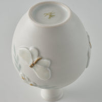 作家 森本静花 貼花文 一輪挿し(花・蝶)