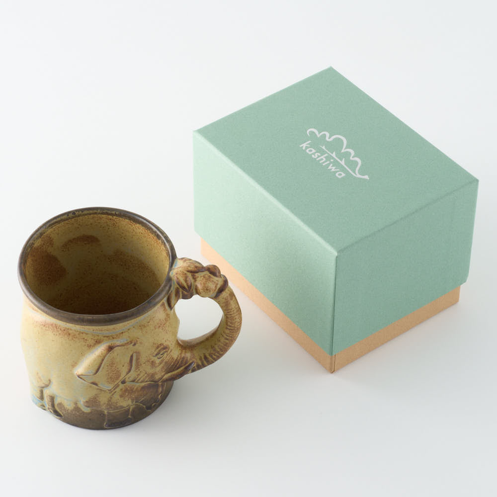 かしわ窯 マグカップ An elephant ¥3,850 大人の焼き物