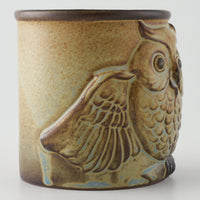 かしわ窯 マグカップ An owl かしわ窯 陶磁器作家もの