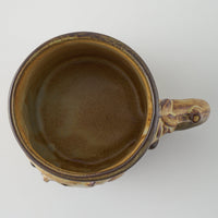 かしわ窯 マグカップ An owl かしわ窯 陶磁器作家もの