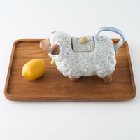 かしわ窯 ポット A sheep かしわ窯 陶磁器作家もの