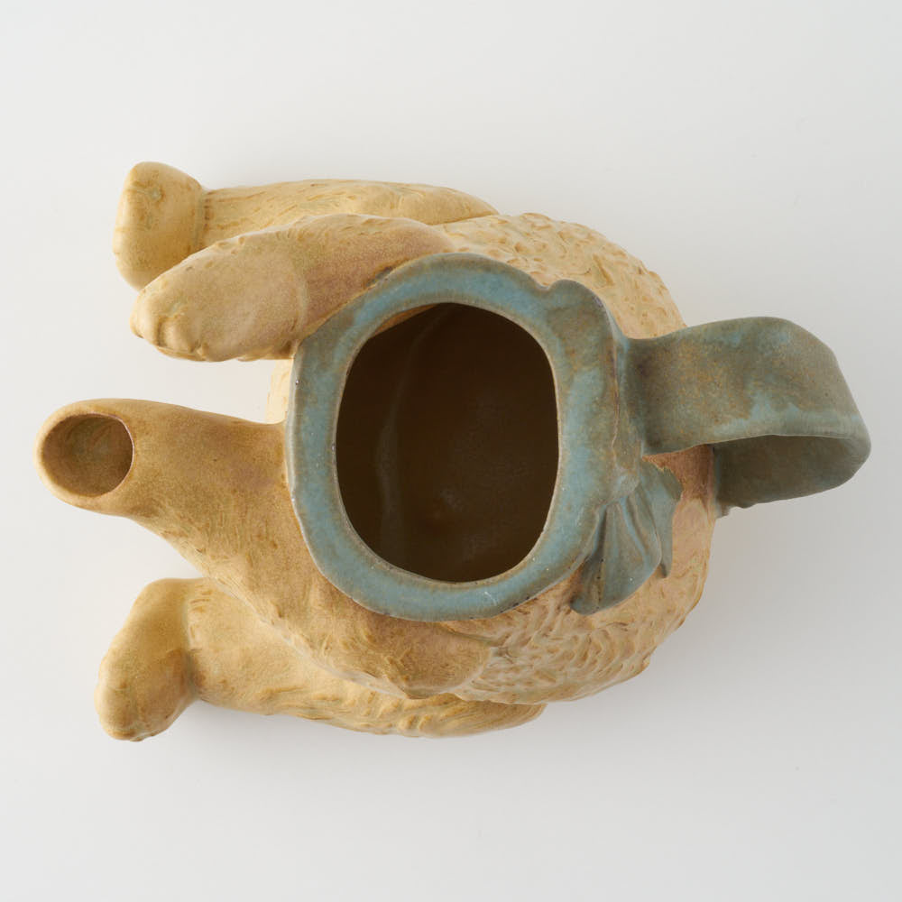 かしわ窯 ポット A bear かしわ窯 陶磁器作家もの