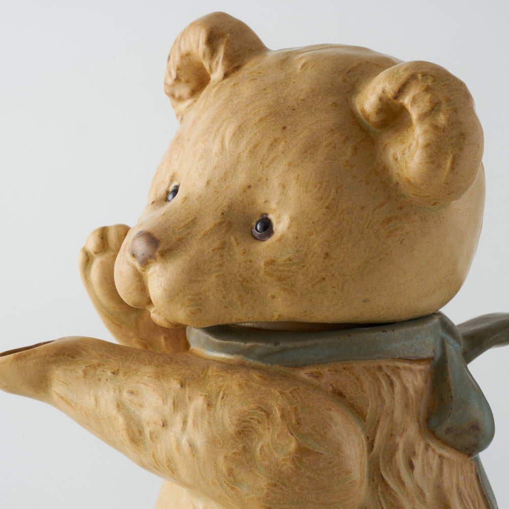 かしわ窯 ポット A bear かしわ窯 陶磁器作家もの