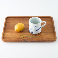 壮明窯 染付カラー文マグカップ