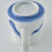 壮明窯 染付カラー文マグカップ