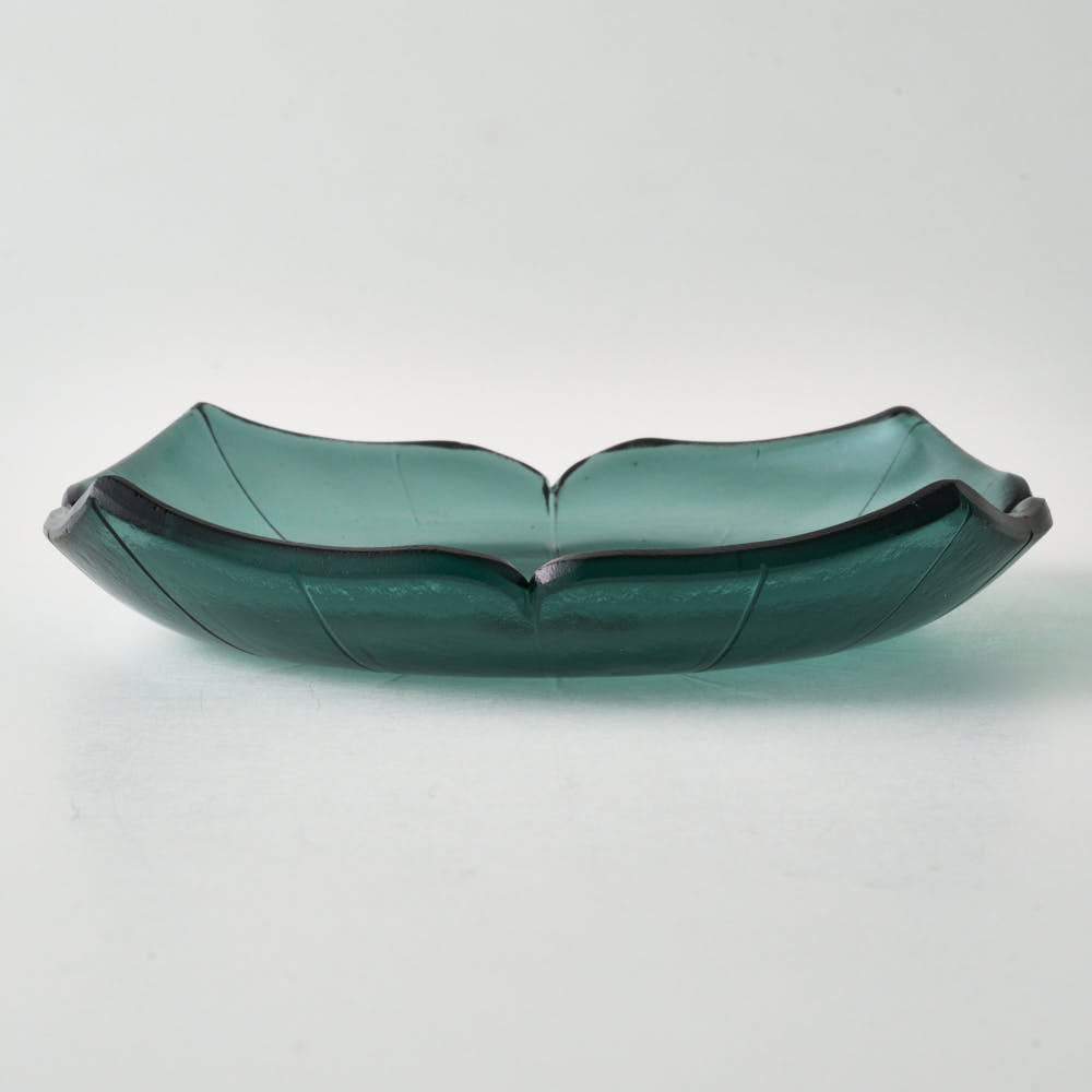 ガラス作家 佐々木翔子 紫陽花中鉢 グリーン(当ショップのみの限定色) ガラス作家 佐々木翔子 ガラスもの