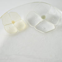 ガラス作家 佐々木翔子 オーバル大 ライトグリーン×ライトイエロー×クリア ガラス作家 佐々木翔子 ガラスもの