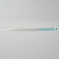 ガラス作家 佐々木翔子 硝子菓子切り ホワイト×ライトブルー ガラス作家 佐々木翔子 ガラスもの