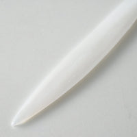 ガラス作家 佐々木翔子 硝子菓子切り ホワイト×ライトブルー ガラス作家 佐々木翔子 ガラスもの