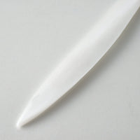 ガラス作家 佐々木翔子 硝子菓子切り ホワイト×ライトオレンジ