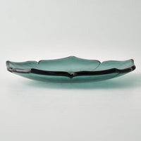 ガラス作家 佐々木翔子 花型小皿 グリーン(当ショップのみの限定色) ガラス作家 佐々木翔子 ガラスもの