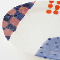 作家 武田朋己 おやつプレート くすみパッチワーク