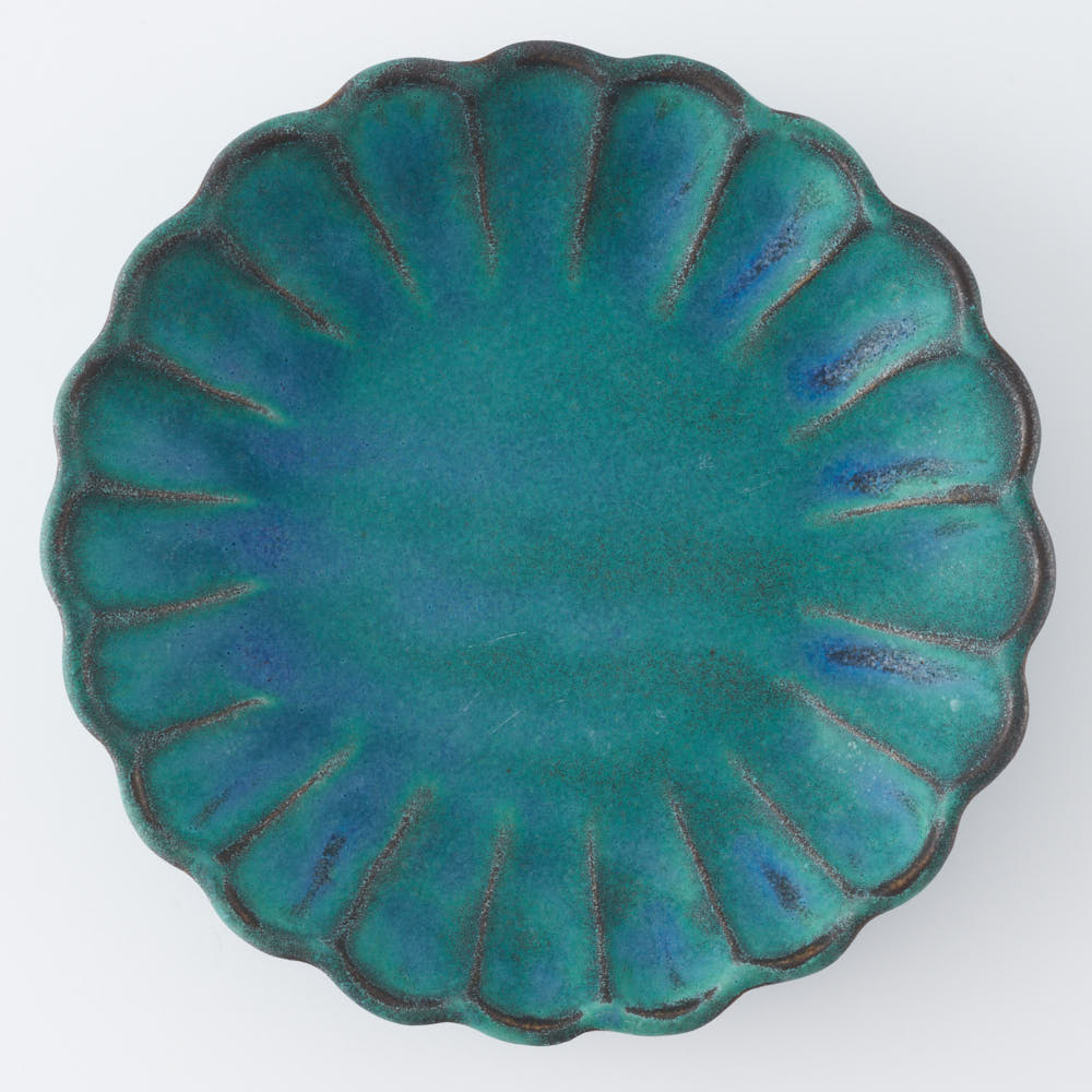 益子焼 わかさま陶芸 シャビーターコイズ リンカ(M) ¥1,650 大人の焼き物