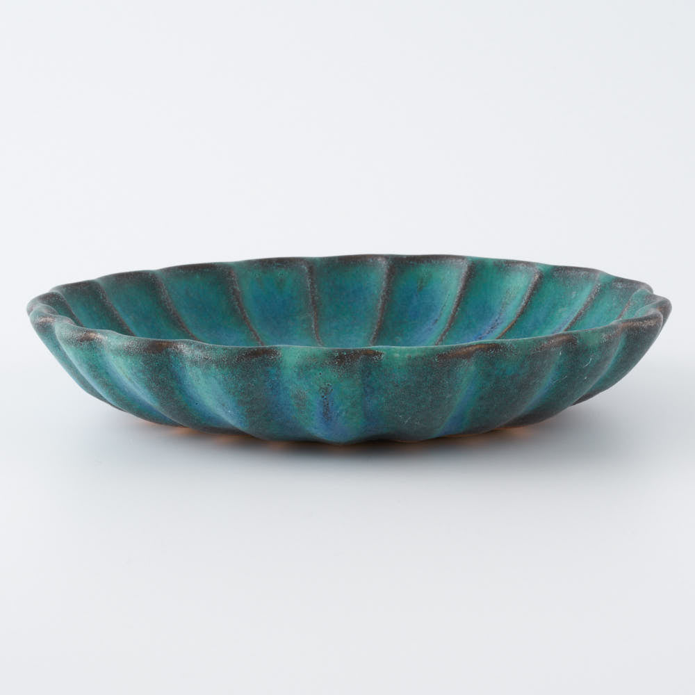 益子焼 わかさま陶芸 シャビーターコイズ リンカ(M) ¥1,650 大人の焼き物