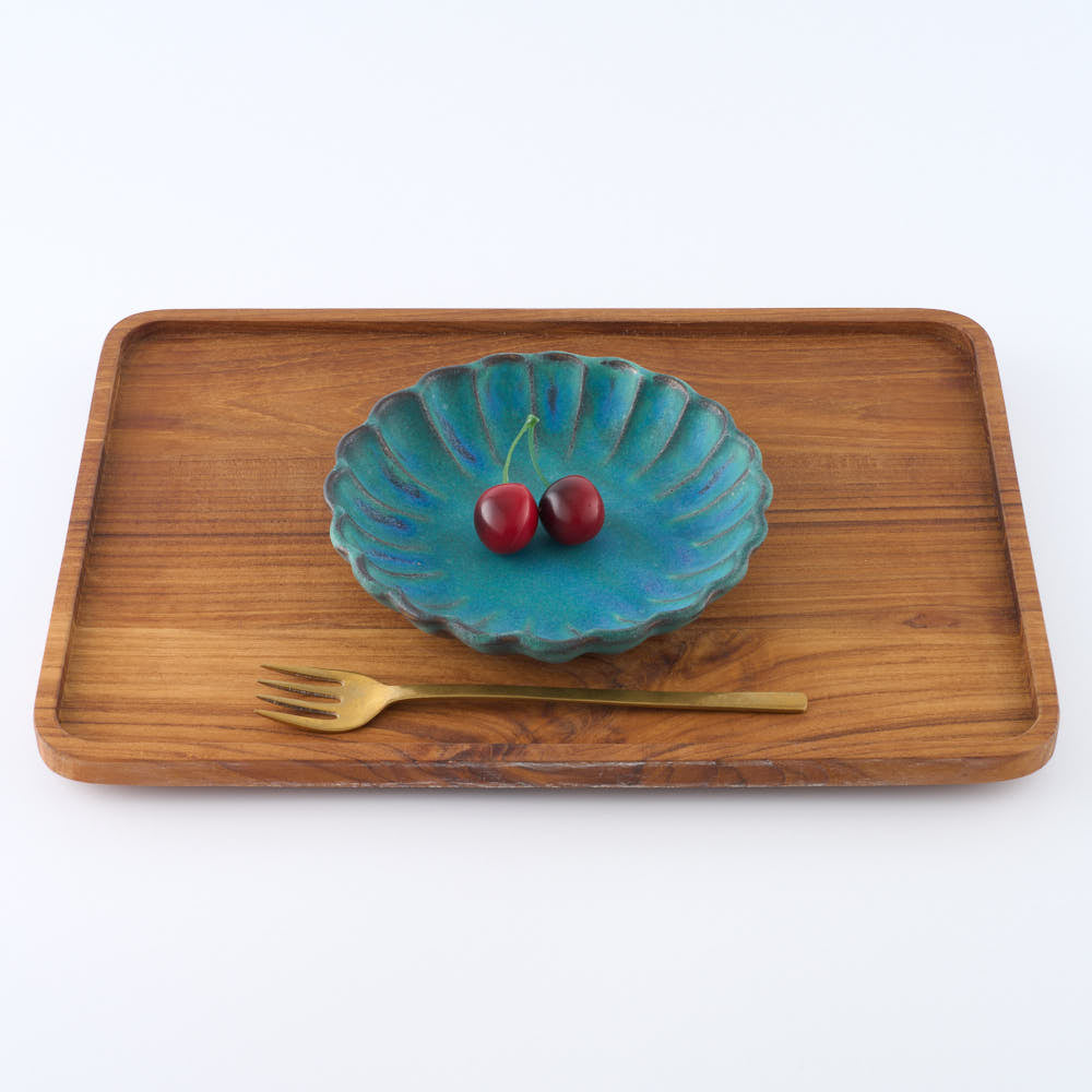 益子焼 わかさま陶芸 シャビーターコイズ リンカ(M) ¥1,650 大人の焼き物