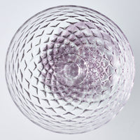 ななこ文様NT コンポート アメジスト ガラス作家 坂田裕昭 ガラスもの