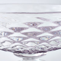 ななこ文様NT コンポート アメジスト ガラス作家 坂田裕昭 ガラスもの