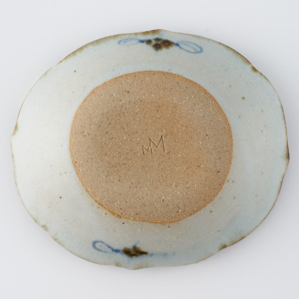 砥部焼 陶房遊 ミニボウル 錆青