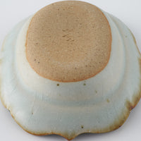 砥部焼 陶房遊 輪花楕円鉢(豆) 錆青 砥部焼 陶房遊 砥部焼