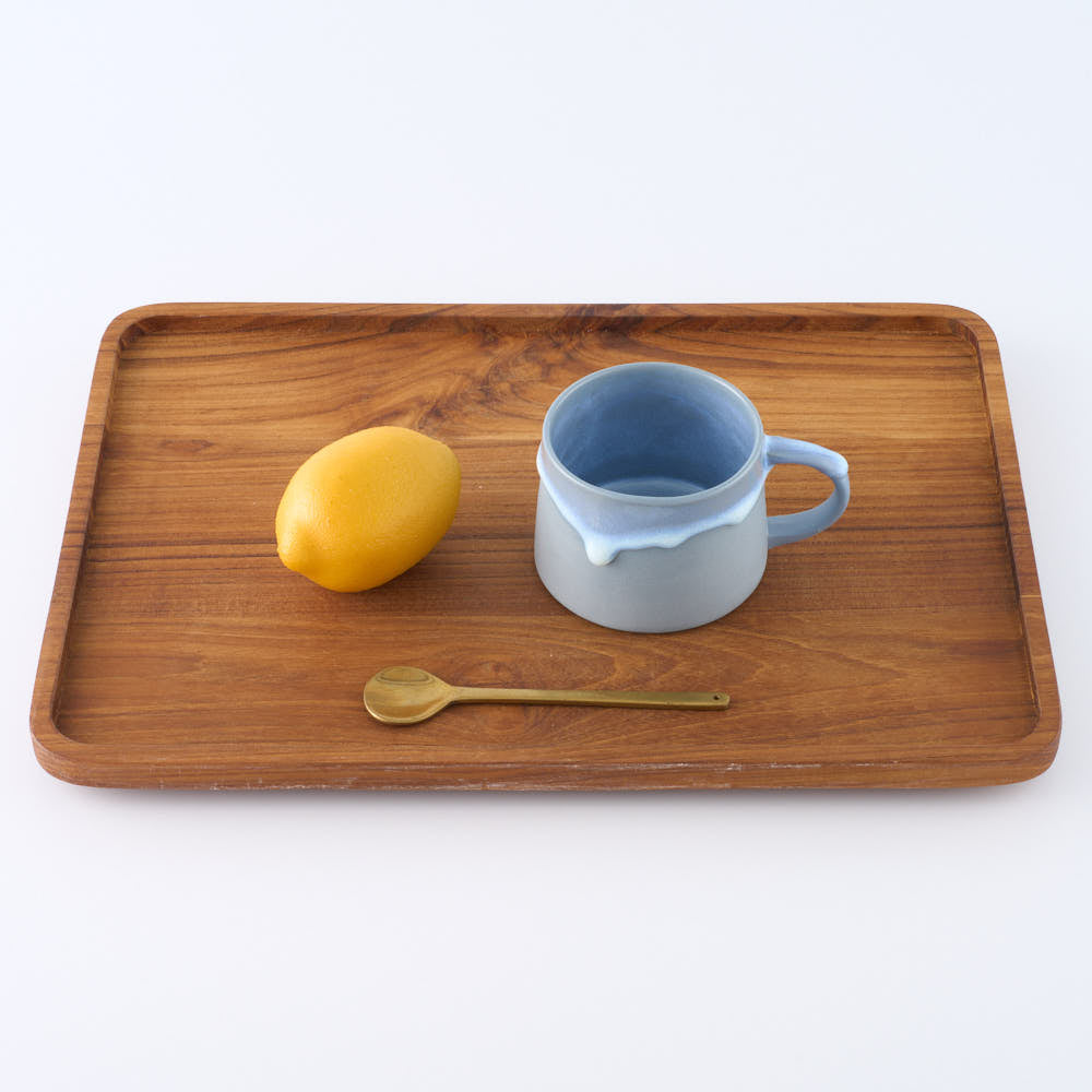 作家 宮木英至 ドリッピーマグ ブルーグレークリア ¥5,280 大人の焼き物