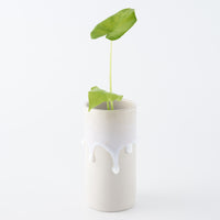 作家 宮木英至 フラワーベース M ライトグレー