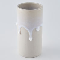 作家 宮木英至 フラワーベース M ライトグレー