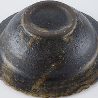 作家 薮本寛之 鱗鉢 白黒 5寸