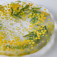 APLICO GLASS ミモザ花冠硝子豆皿 APLICO GLASS ガラスもの