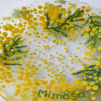 APLICO GLASS ミモザ花冠硝子豆皿 APLICO GLASS ガラスもの