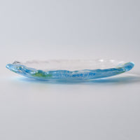 APLICO GLASS ネモフィラ硝子豆皿 APLICO GLASS ガラスもの