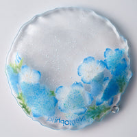 APLICO GLASS ネモフィラ硝子豆皿 APLICO GLASS ガラスもの