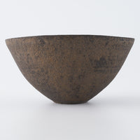 作家 冨部咲喜子 鉄釉楕円鉢(深) 作家 冨部咲喜子 陶磁器作家もの