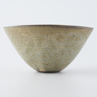 作家 冨部咲喜子 粉引楕円鉢(深)