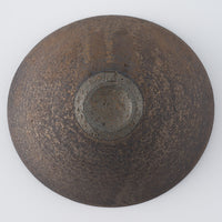 作家 冨部咲喜子 鉄釉楕円鉢(浅) 作家 冨部咲喜子 陶磁器作家もの