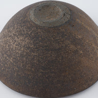 作家 冨部咲喜子 鉄釉楕円鉢(浅) 作家 冨部咲喜子 陶磁器作家もの