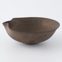 作家 冨部咲喜子 鉄釉片口小鉢 作家 冨部咲喜子 陶磁器作家もの