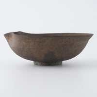 作家 冨部咲喜子 鉄釉片口小鉢 作家 冨部咲喜子 陶磁器作家もの